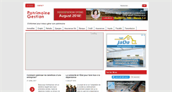 Desktop Screenshot of patrimoinegestion.com